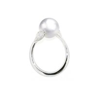 Anillo Utopia Mujer SIMPLY in Oro blanco Perla 10.10 Ct QAA153 - QAA153